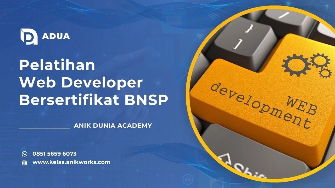 Pelatihan Web Developer Bersertifikat BNSP