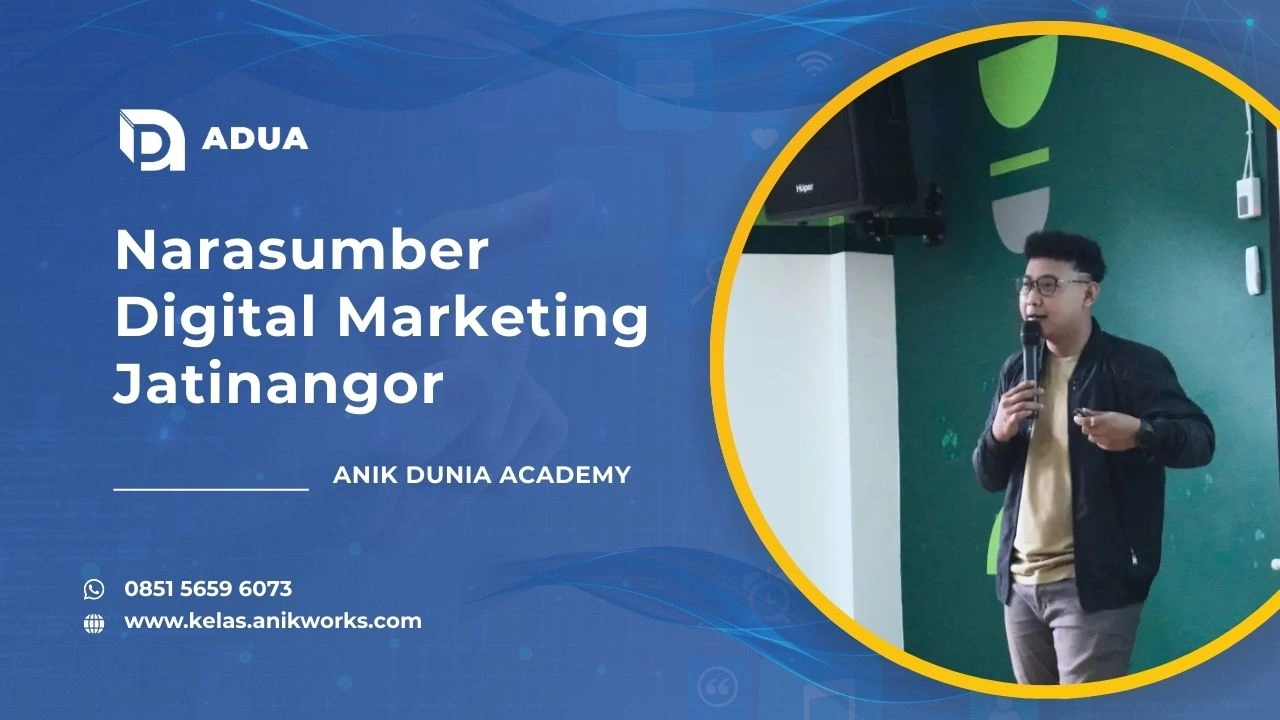 Narasumber Digital Marketing Jatinangor - Muhamad Anik