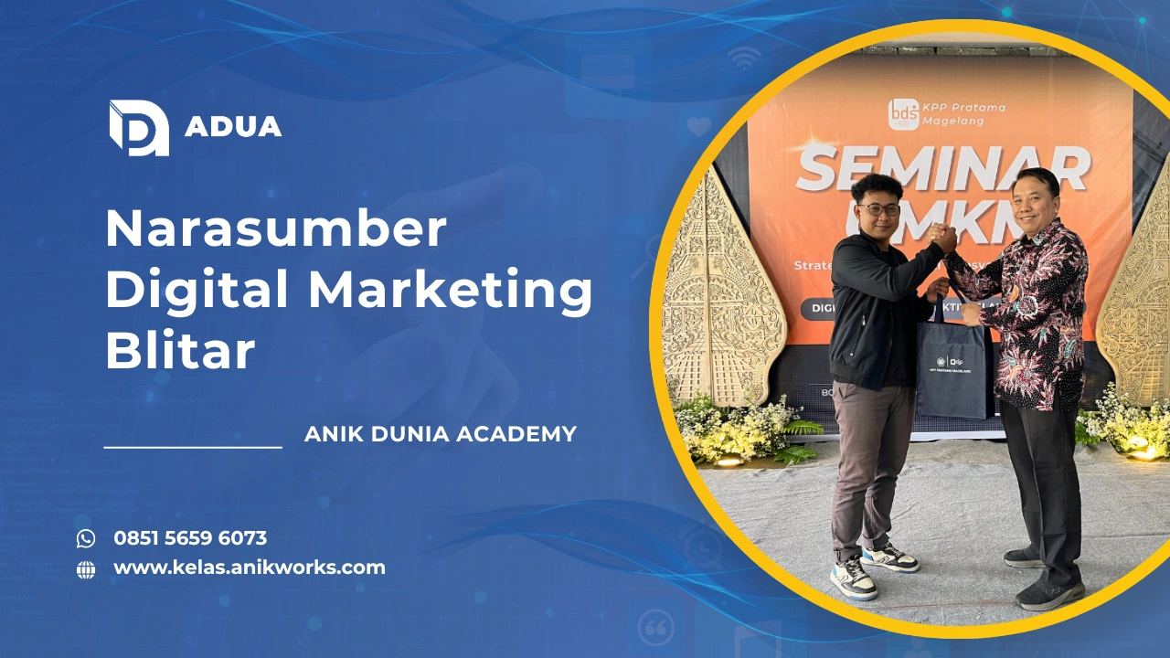 Narasumber Digital Marketing Blitar