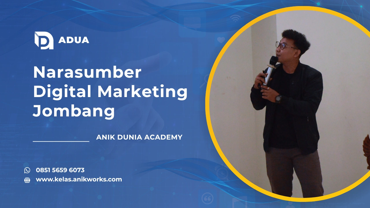 Narasumber Digital Marketing Jombang