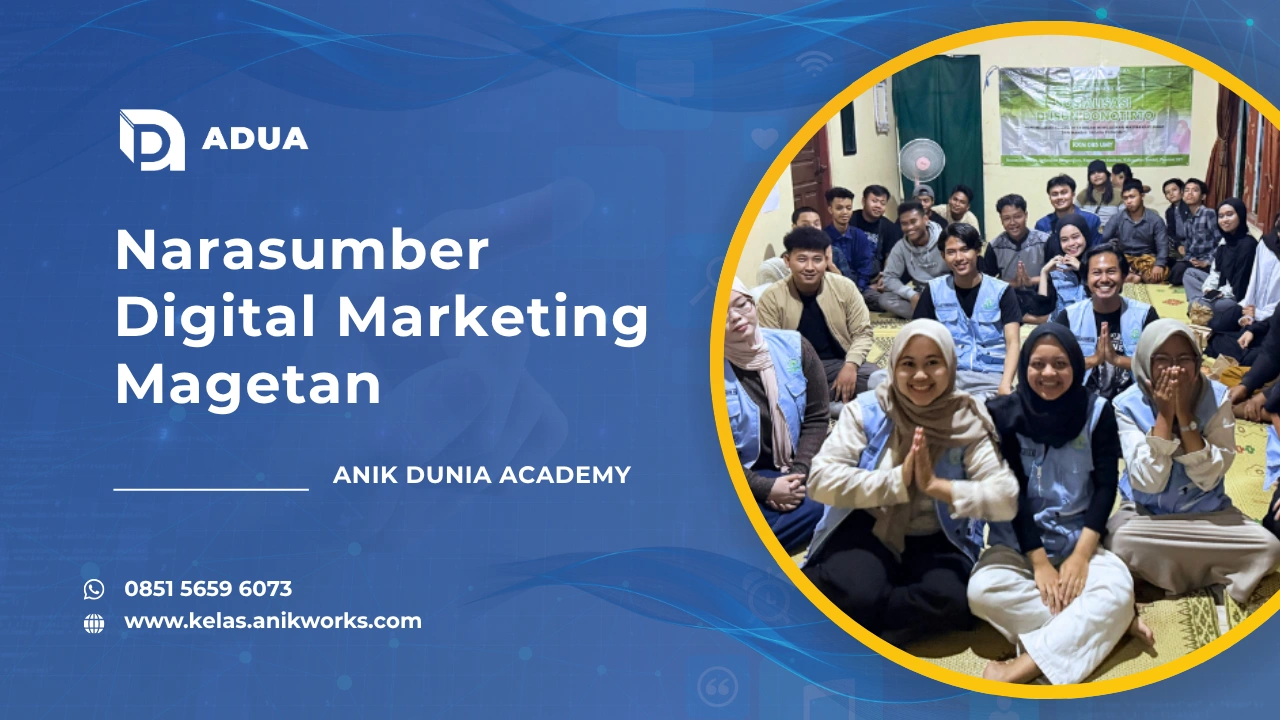 Narasumber Digital Marketing Magetan