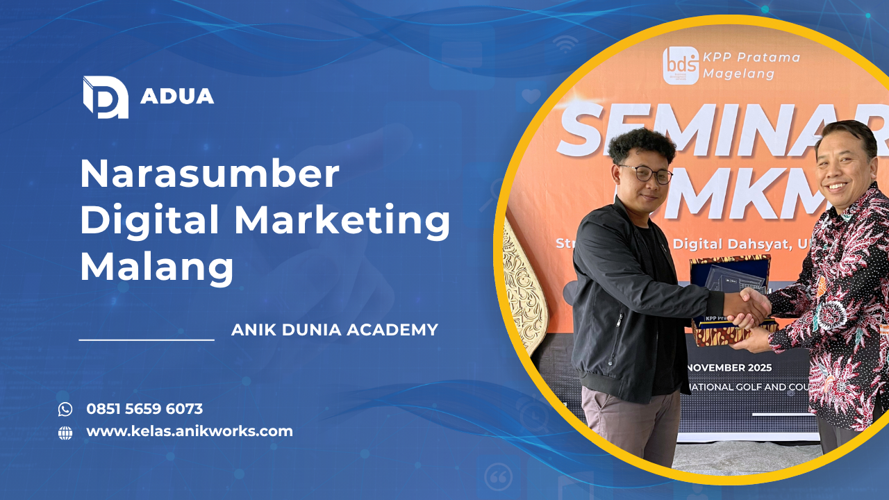 Narasumber Digital Marketing Malang