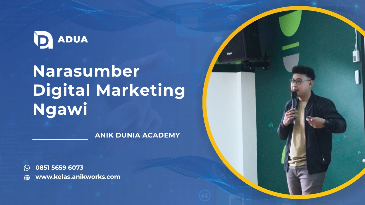 Narasumber Digital Marketing Ngawi