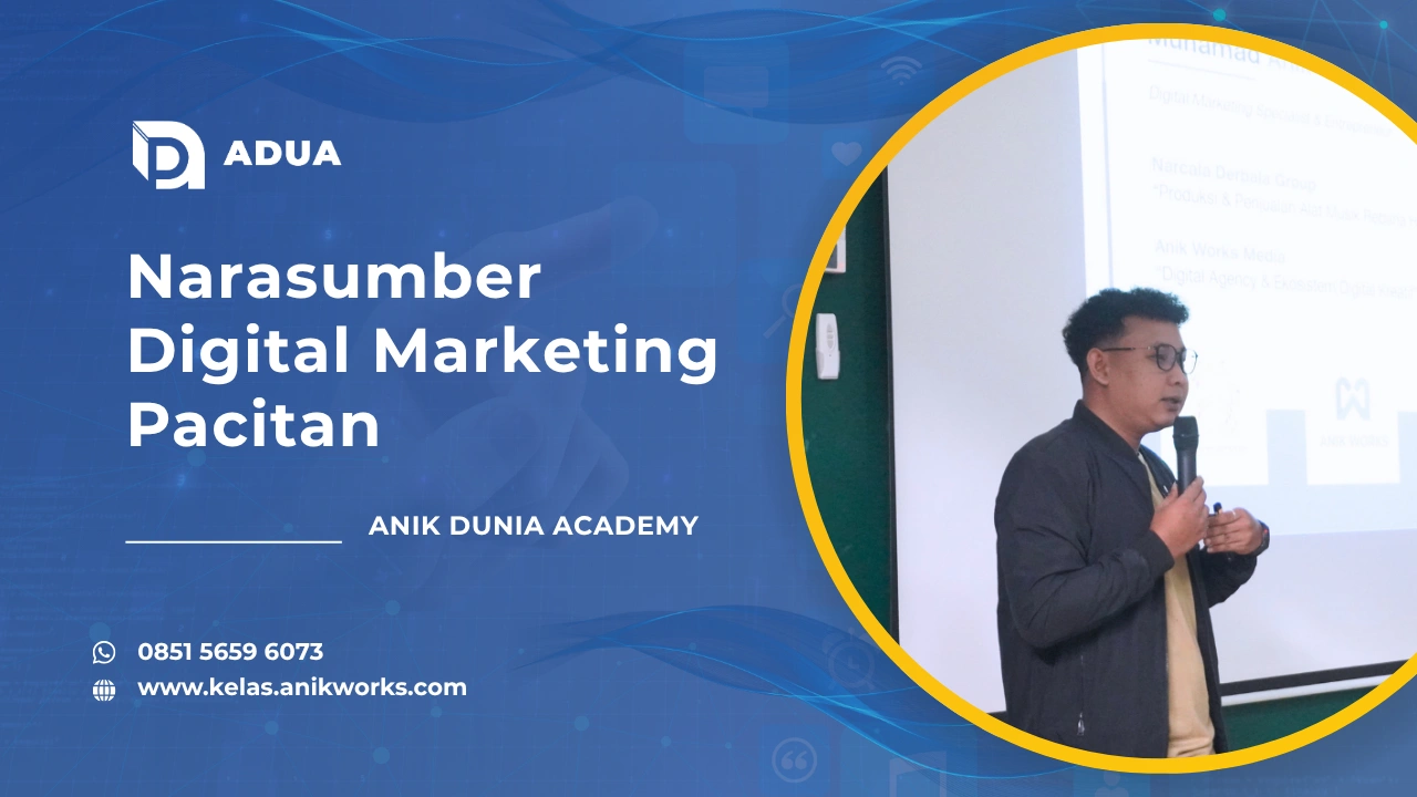 Narasumber Digital Marketing Pacitan