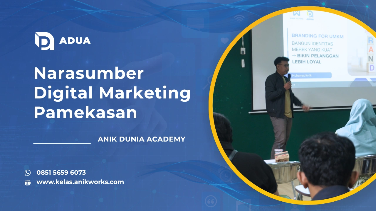 Narasumber Digital Marketing Pamekasan
