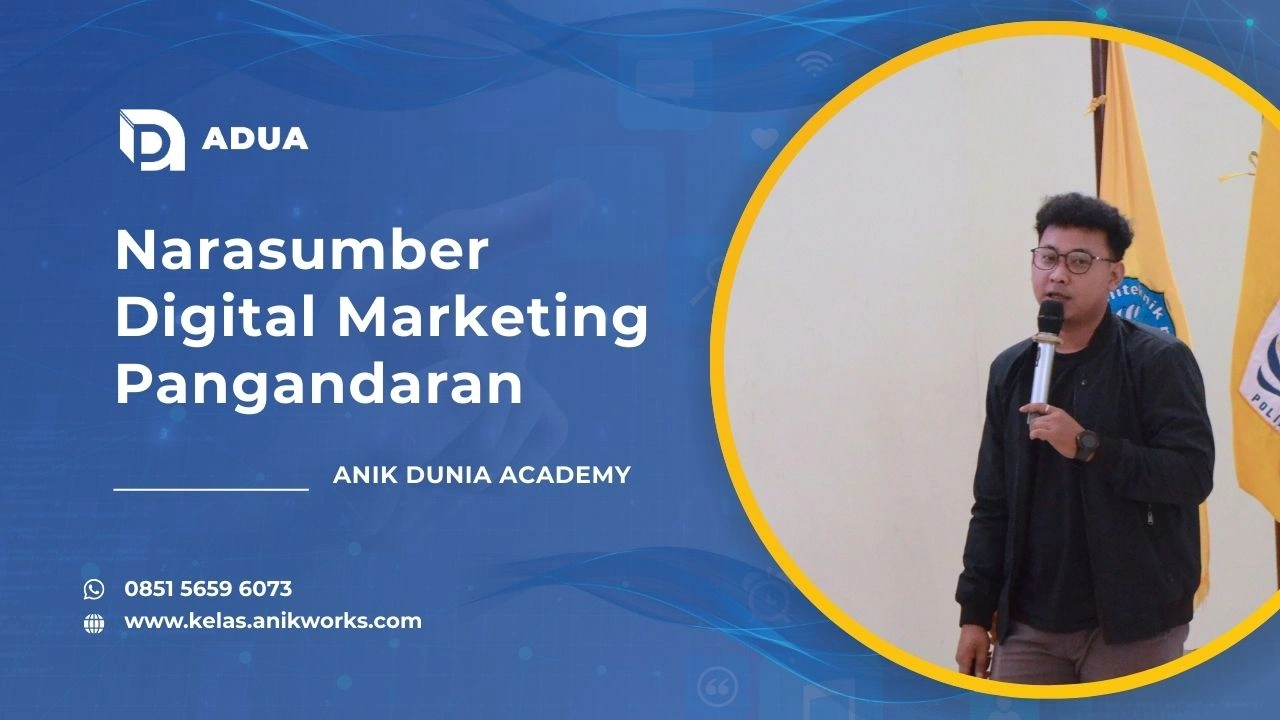 Narasumber Digital Marketing Pangandaran