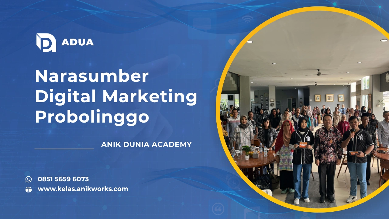 Narasumber Digital Marketing Probolinggo