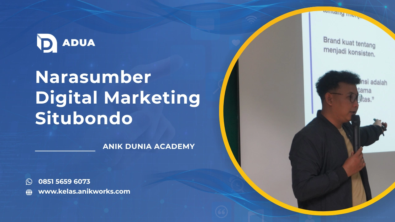 Narasumber Digital Marketing Situbondo
