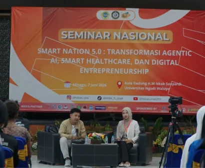 Muhamad Anik Narasumber Seminar Nasional Smart Nation 5.0 di Universitas Ngudi Waluyo