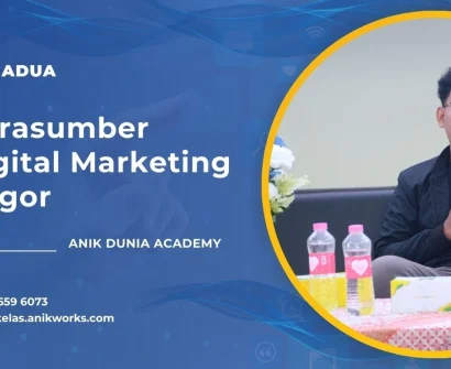 Narasumber Digital Marketing Bogor - Muhamad Anik (ADUA)