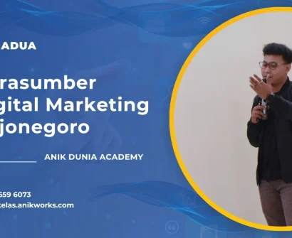 Narasumber Digital Marketing Bojonegoro