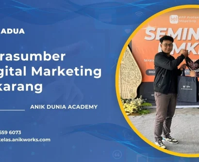 Narasumber Digital Marketing Cikarang - Muhamad Anik