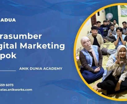 Narasumber Digital Marketing Depok - Muhamad Anik