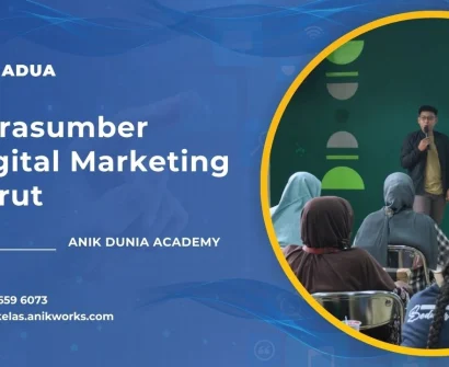 Narasumber Digital Marketing Garut - Muhamad Anik