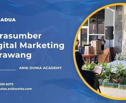 Narasumber Digital Marketing Karawang - Muhamad Anik