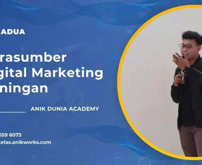 Narasumber Digital Marketing Kuningan - Muhamad Anik