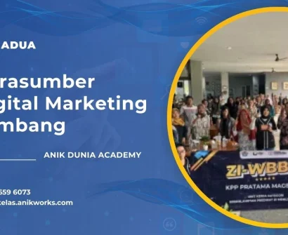 Narasumber Digital Marketing Lembang - Muhamad Anik (ADUA)