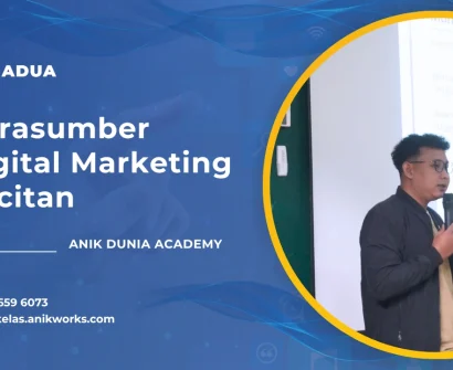 Narasumber Digital Marketing Pacitan