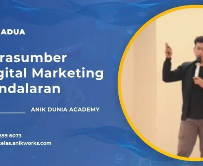 Narasumber Digital Marketing Pandalaran - Muhamad Anik
