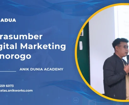 Narasumber Digital Marketing Ponorogo